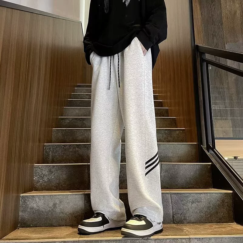 Флисовые летние спортивные брюки для отдыха мужчин и женщин, oversize, американский стиль