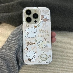 Tea-colored dog Apple iPhone 15/14/13 Pro Max phone case 12/11 Pro all-inclusive 15 Pro soft 11/13