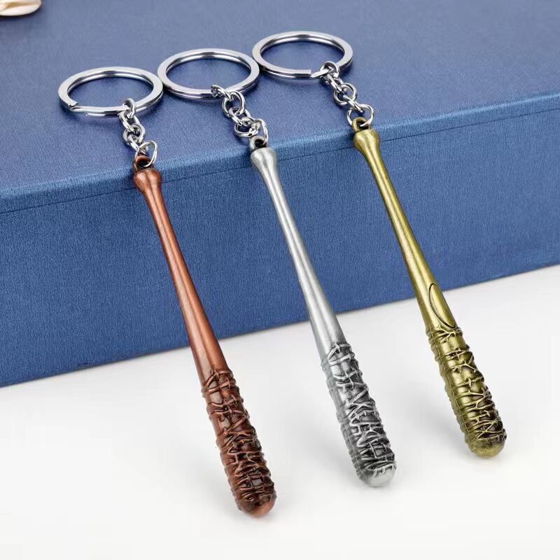 etsy cross-border European and American hot selling Walking DEAD The Walking DEAD Negan baseball bat keychain pendant etsy cross-border European and American hot selling Walking DEAD The Walking DEAD Negan baseball bat keychain pendant