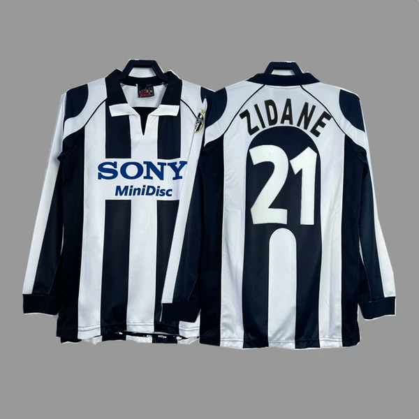 97-98 Especially W main black and white stripes (long sleeves) + printed No. 21