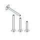 G23 titanium inner tooth lip nail ear bone nail ear nail tongue nail titanium alloy accessories spare internal thread flat bottom rod