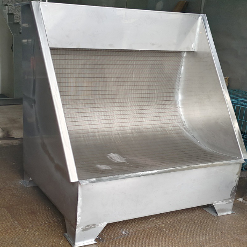 厂家生产水力筛 污水处理水力格栅 不锈钢斜筛网式固液分离水力筛