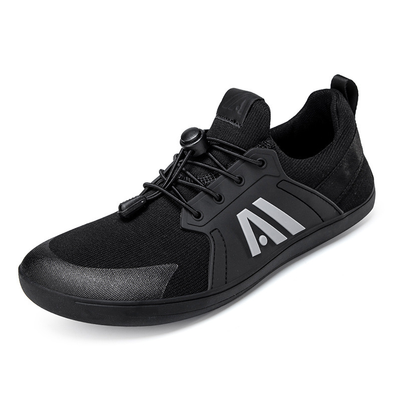 Cross-border new bare feet shoes men's plus size wide palm wide last shoes breathable non-slip tendon sole indoor riding fitness shoes