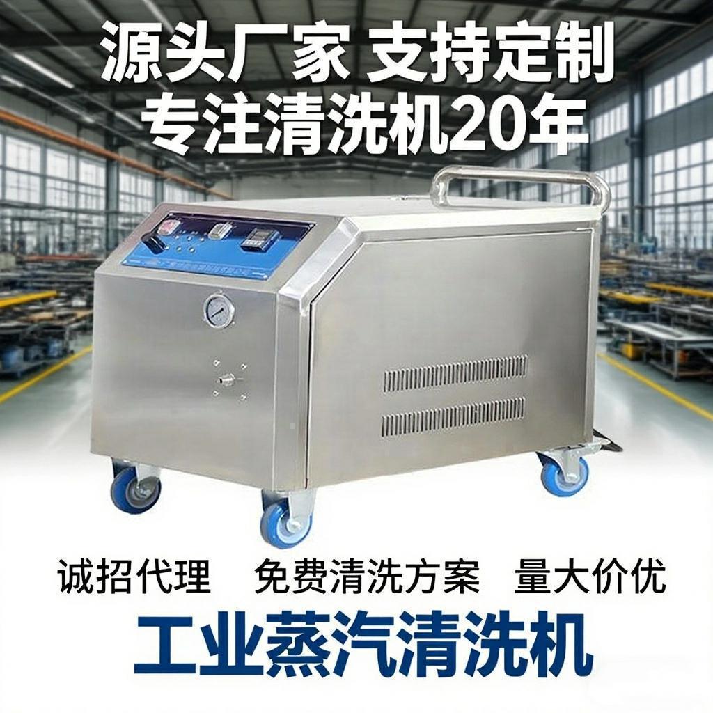 380v压工业蒸汽清洗机大功率智能深度清洁清洗设备机床清洗机