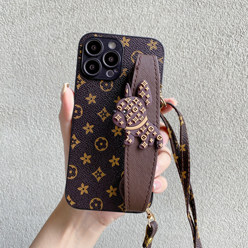 Trendy European and American Brands Suitable for Apple 17 Pro Max Phone Case, iPhone 16 Vintage Pattern, 15 Wristband Dog Design, 14 Protective Cover Trendy European and American Brands Suitable for Apple 17 Pro Max Phone Case, iPhone 16 Vintage Pattern, 15 Wristband Dog Design, 14 Protective Cover