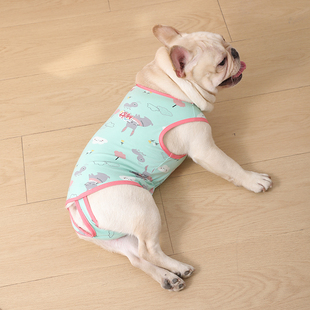 Pet Dog Pure Cotton Physiological Pants Female Dog Teddy Corgi Bichon French Bulldog Menstrual Period Female Jumpsuit