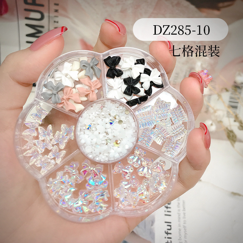 26# Bow tie + pearl + bear box set