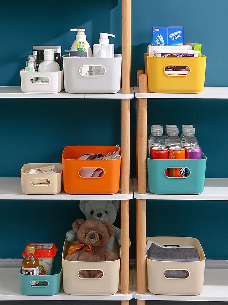 European-style miscellaneous storage box desk snack storage box cosmetic lipstick storage kitchen storage basket wholesale