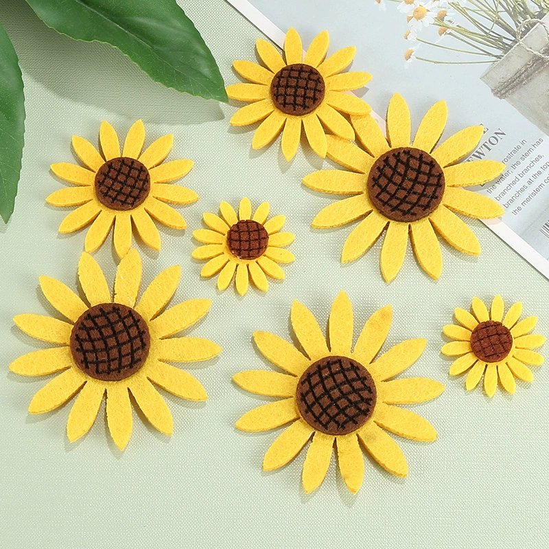 Подсолнечник нетканый трехмерный подсолнечник
