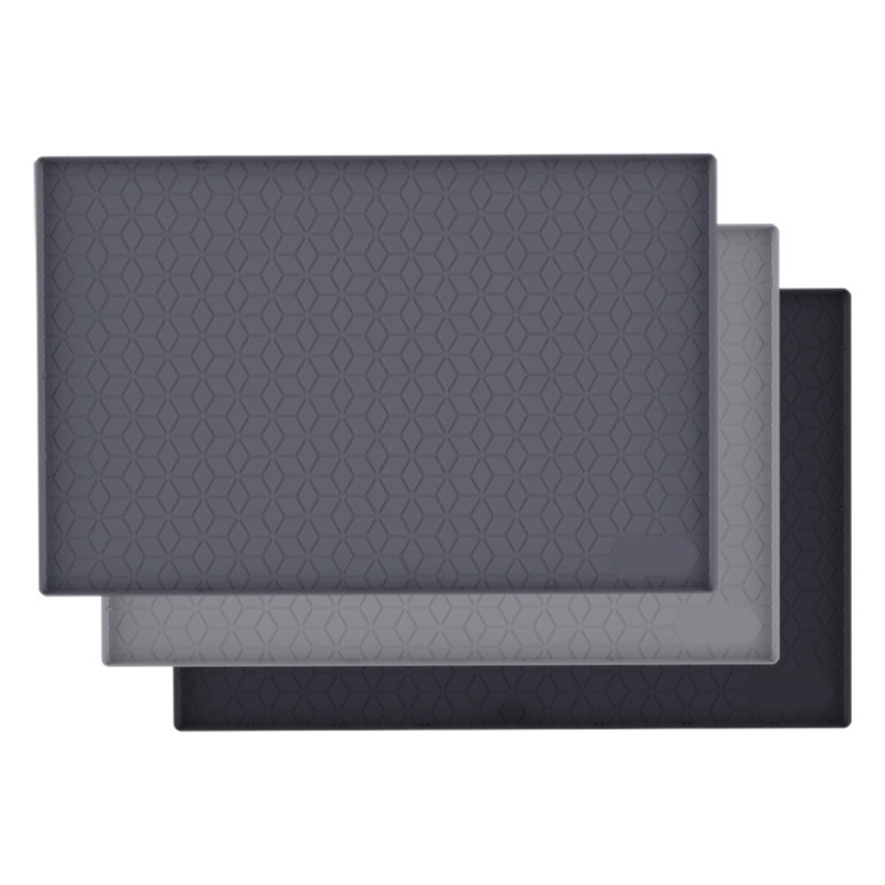 Amazon Venta caliente 86*56 diamante patrón carretera gabinete estera de drenaje de silicona estera fregadero estera cocina lavavajillas drenaje