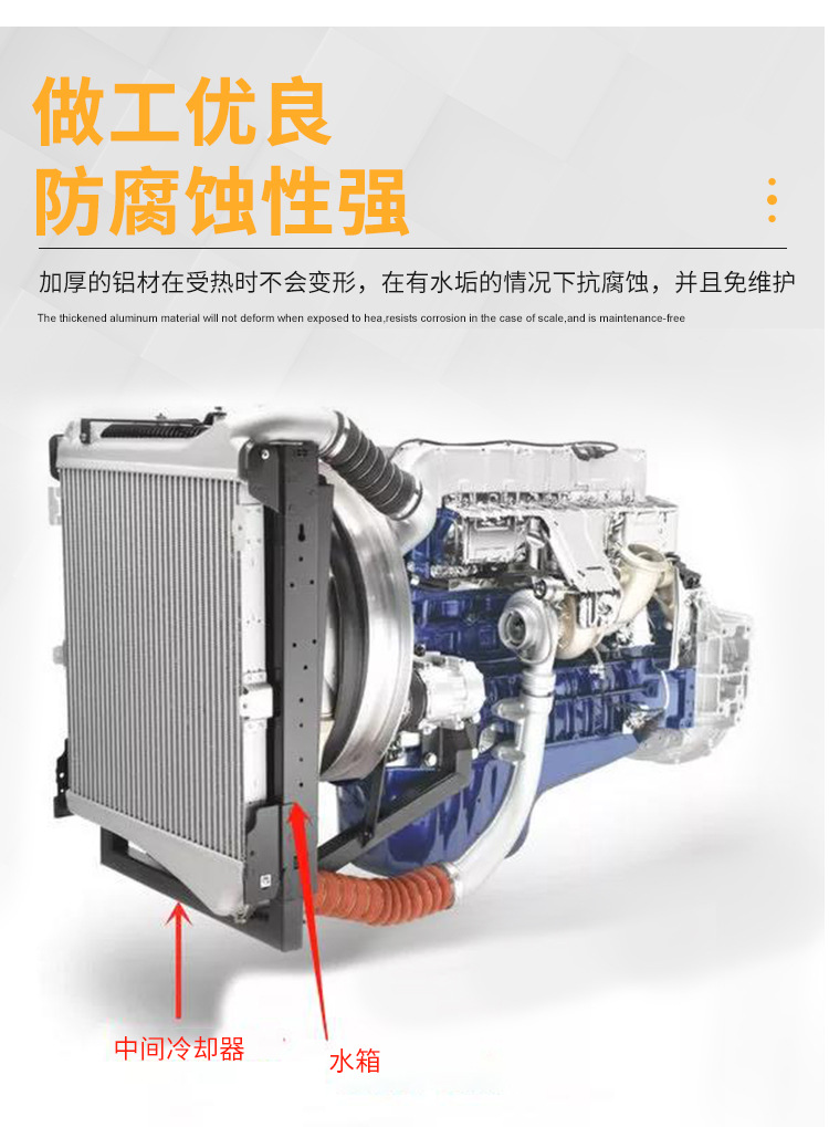 Truck Radiators Are Used for Scania, Daf, and Man Intercoolers