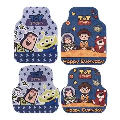 Cartoon Floor Mats, Stain-Resistant, Avtomobil döşəmə paspasları - bathtoys-car-floor-mats-4648cm-two-piece-pack
