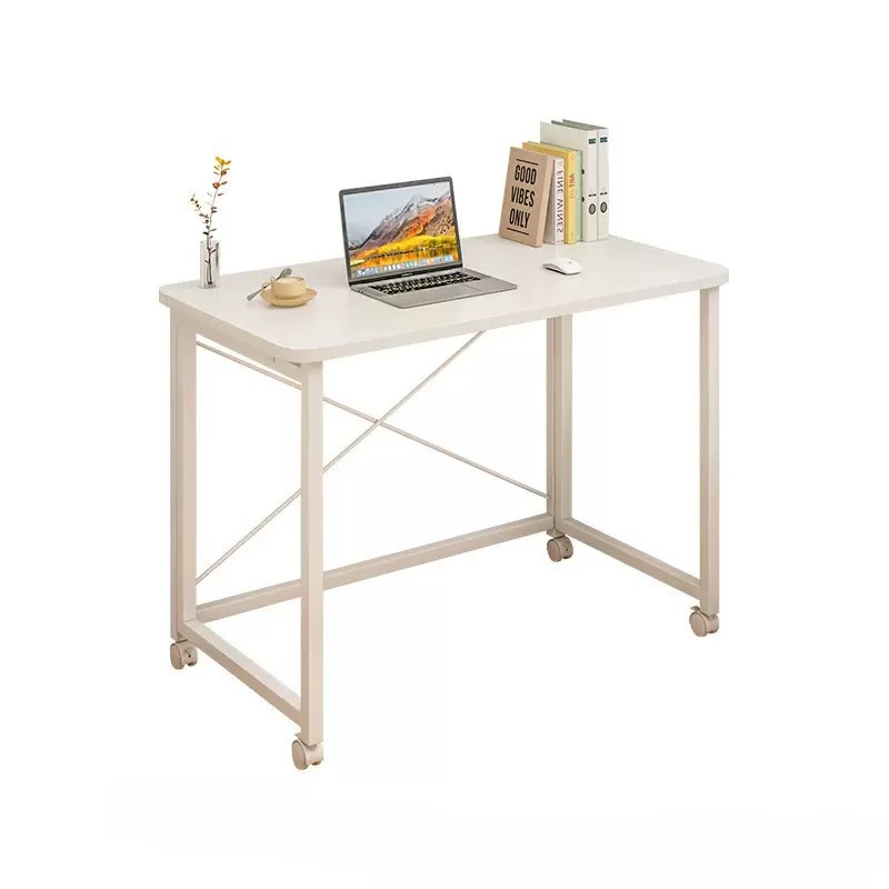 Mesa plegable, escritorio extraíble, apartamento pequeño, escritorio para computadora en el hogar, dormitorio, mesa de cama, mesa de aprendizaje simple, banco de trabajo