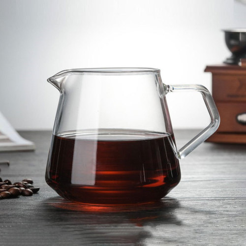 Household Coffee Sharing Pot, Ice Drip Pot, Thickened Design for Wholesale Brewing—Stylish American-Style High-Borosilicate Heat-Resistant Glass Pour-Over Coffee Maker