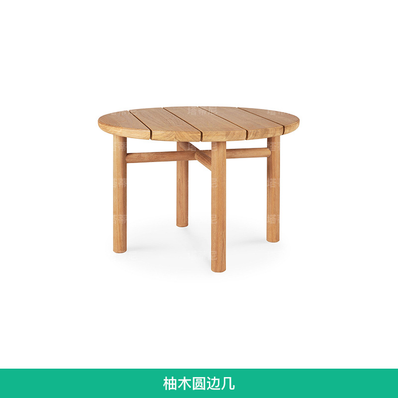 Sofá de teca para exteriores, muebles resistentes a la lluvia para jardín, patio, balcón, terraza de villa, conjunto de sofás de madera maciza para ocio.