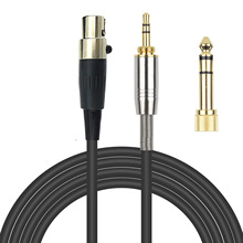 适用AKG Q701 Q702 712 K240 DT700耳机线配6.5插卡农3米TPE线