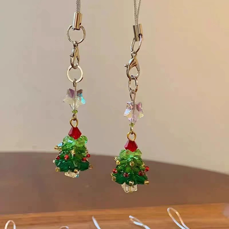 Green pendant, beaded bracelet, mobile phone, strap, keychain, accessory