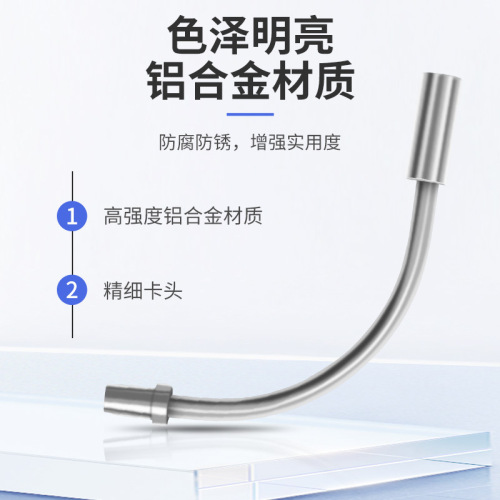 Bicycle V-brake bend pipe cable pipe brake line guide mountain bike V-brake anti-lock rubber pipe accessories device