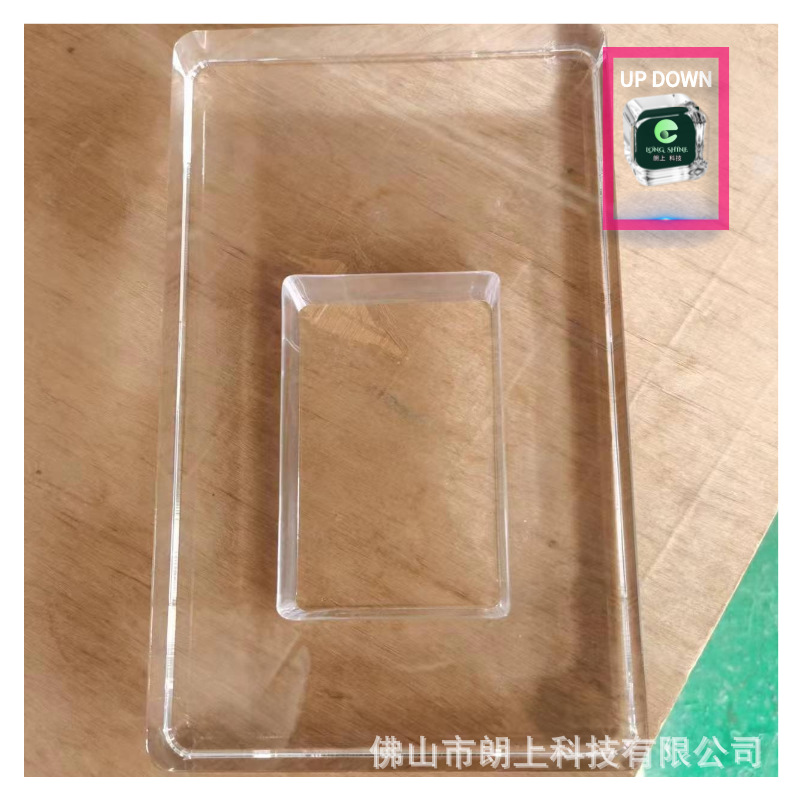 出口级高透PMMA亚克力板加工激光雕刻切割uv印刷非亚厚板精雕建材