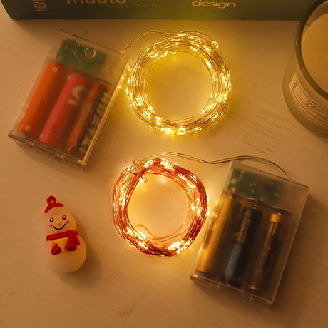 Battery box colored lamp string copper wire lamp led lamp string lamp indoor decoration atmosphere star lamp copper wire lamp