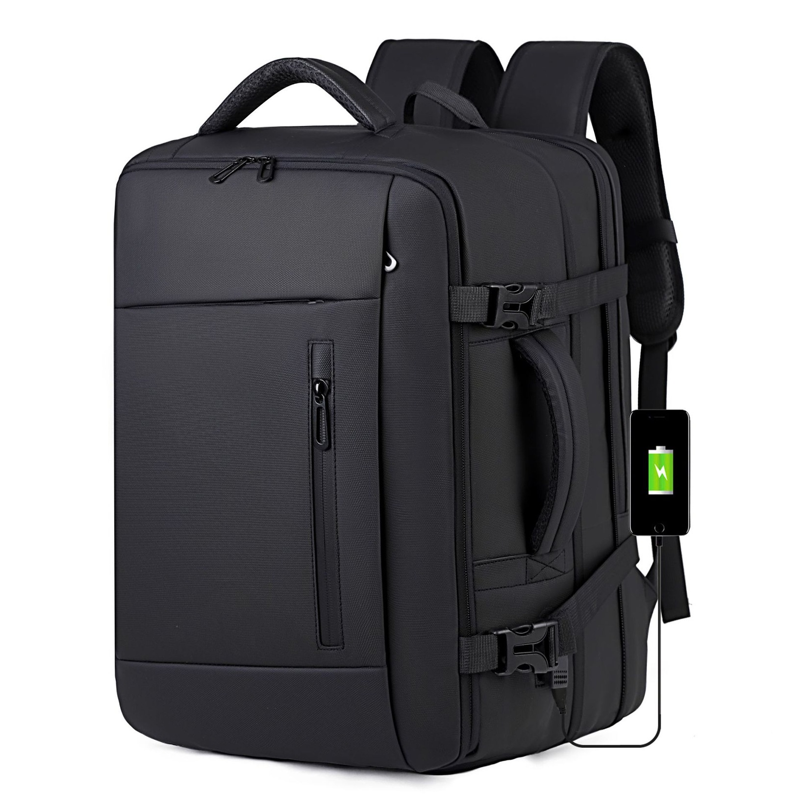 Cross-Border Expandable Double-Shoulder Short Bag Dry-Wet Separation Multi-Functional Backpack Large Capacity Business_voghion.com