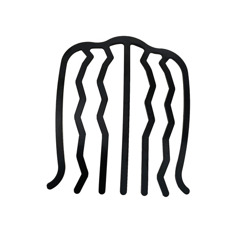 New invisible hair clip without trace hair accessory updo comb flight attendant hair net fixed hair updo magic invisible hair accessory head accessory for women