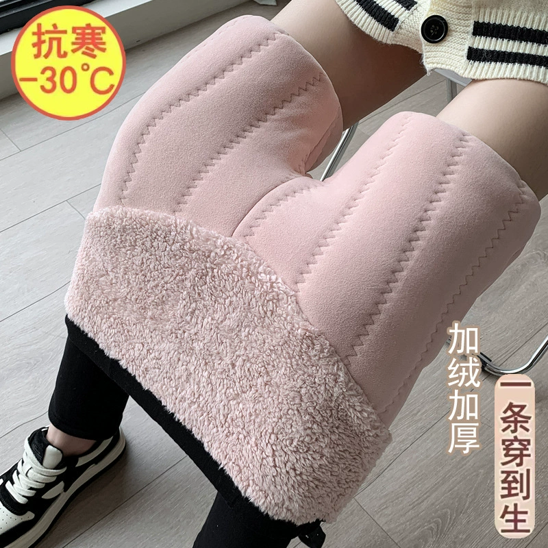 Брюки для беременных осенне-зимние утолщенные хлопковые брюки на флисовой подкладке Леггинсы зимние теплые брюки зимняя верхняя одежда Северо-восточные толстые сапоги брюки