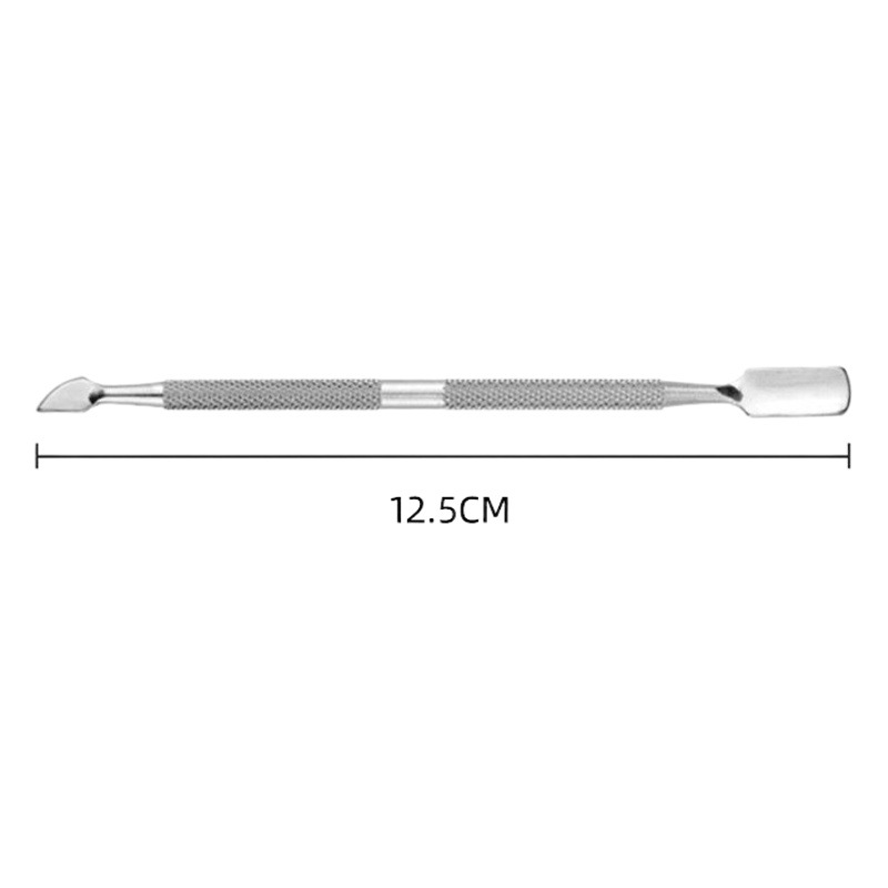 Stainless steel double-headed nail steel push-picking nail removal nail shaving manicure tool beauty nail push trim nail tool