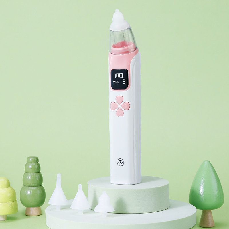 Transfronteriza nuevo bebé aspirador nasal eléctrico silicona suave cabeza suave limpieza instrumento de limpieza nasal recién nacido