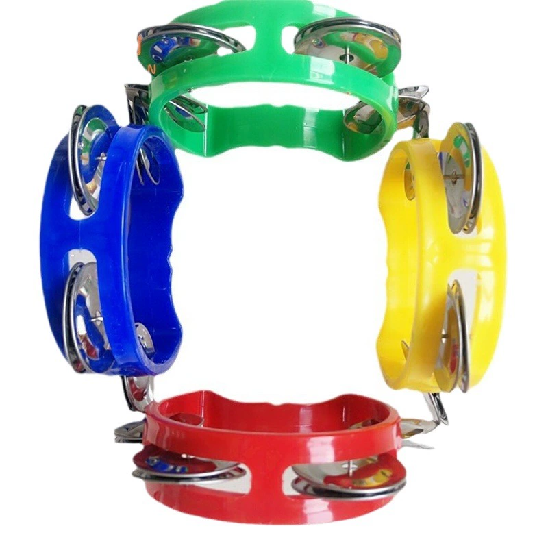 Оптовая продажа пластиковых цветочных колокольчиков, четыре колокольчика, KTV Orff, двухрядный колокольчик для танцев и развлечений, оптовая продажа