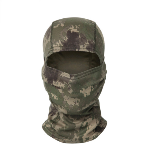 Tactical camouflage hood men's balaclava outdoor riding mask neck scarf helmet inner cap sports turban