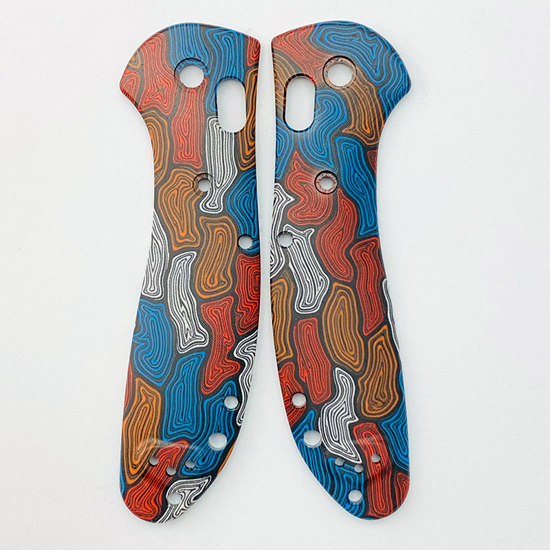 贴片手柄Benchmade 蝴蝶551支配者Griptilian贴片刀柄G10复合材料