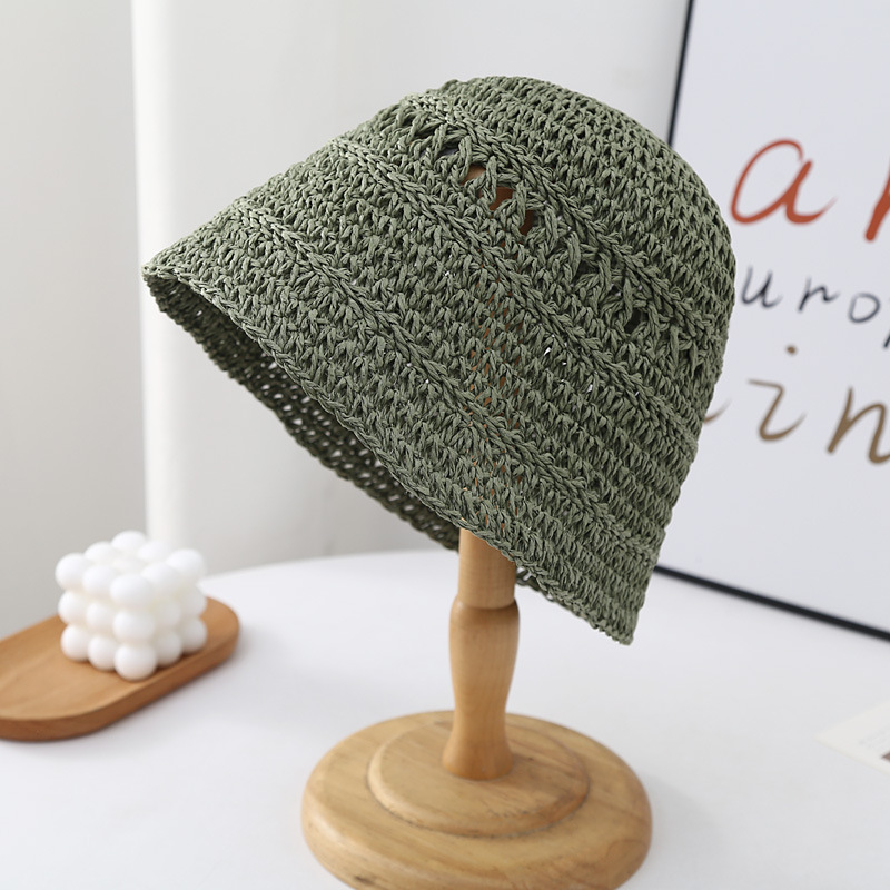 Mujeres Estilo Clásico Color Sólido Aleros Curvos Sombrero De Copa display picture 15