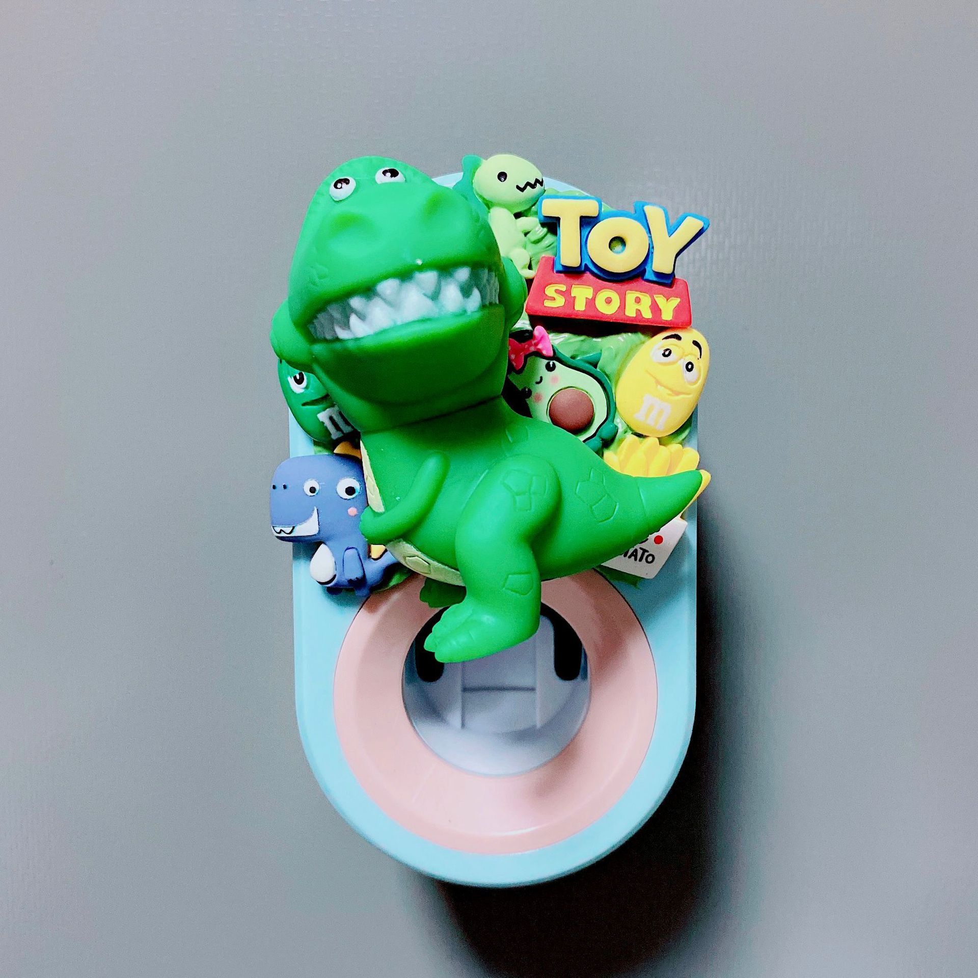 Automático de pasta de dientes exprimidor de dibujos animados de los niños lindo Punch-libre almacenamiento rack clip de pasta de dientes exprimidor diario diverso suministro