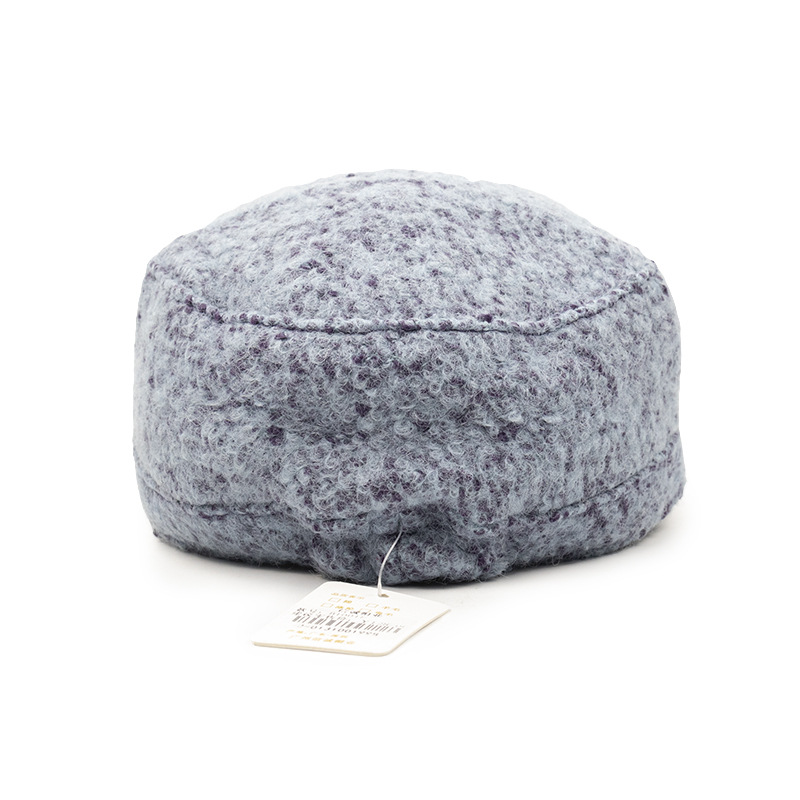 Polar caliente forrado sombrero de hombre viejo polar moda elegante retro unisex color sólido engrosado sombrero de invierno al por mayor