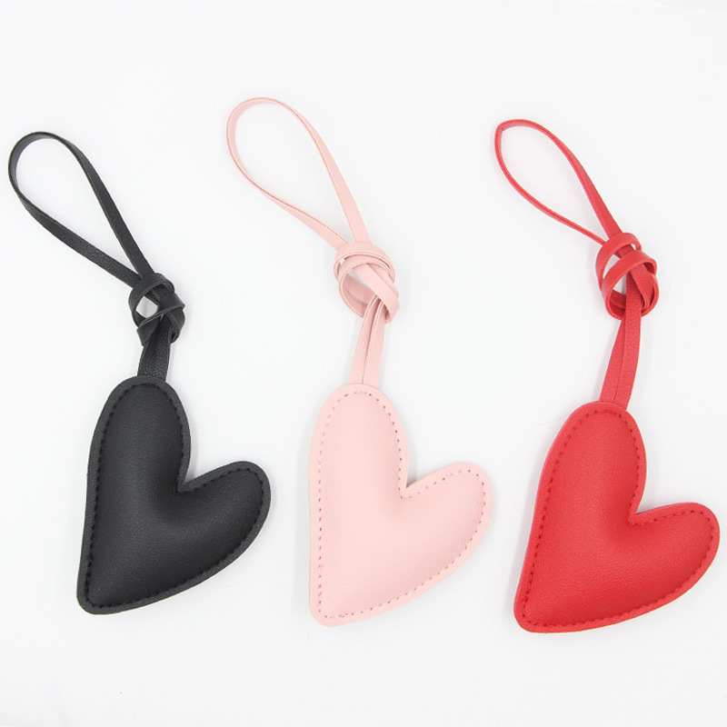 Cartoon Hand Belt Leather Strip Irregular Heart Keychain Pendant Love Bag Pendant Car Hanging Cartoon Hand Belt Leather Strip Irregular Heart Keychain Pendant Love Bag Pendant Car Hanging