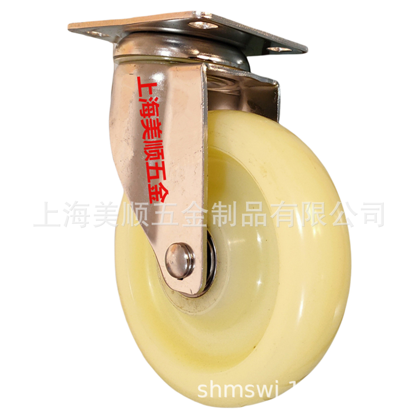 供应美顺5寸中型不锈钢尼龙仓储物流自动化机械设备 万向刹车脚轮