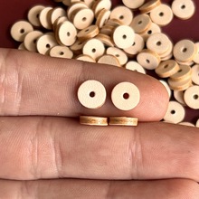 5千片双面头层牛皮隔片真皮加厚5 6 8手串垫片散珠DIY饰品配件