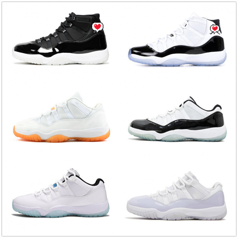 Aj11 Men's Shoes Big Devil 2.0 Kang Buckle Starry Sky Slam Dunk Pink Snake Women's Shoes Joe 11 Full Jordan Black and Red Basketball