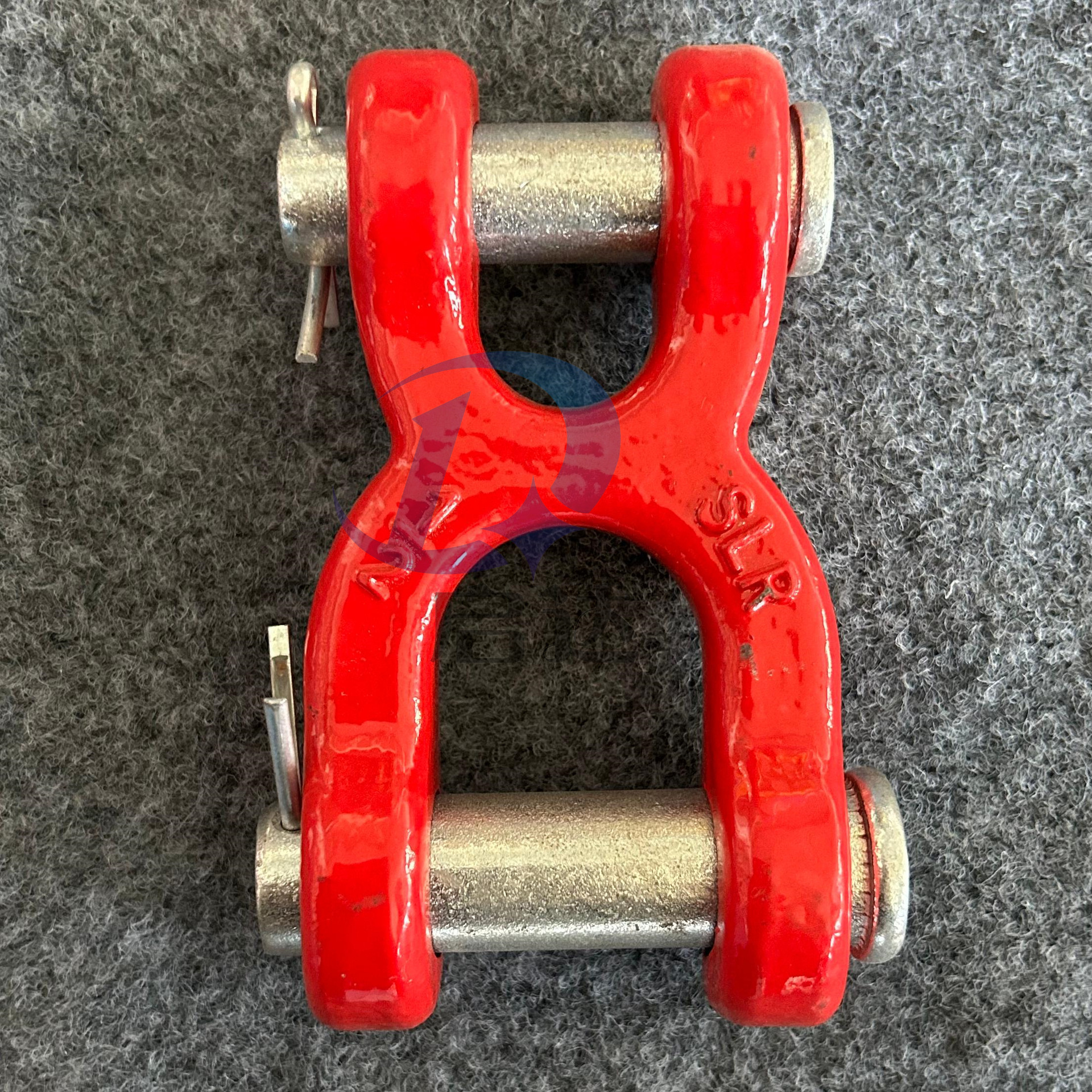 山东神力X连接器X型羊角双环链条锻造环6mm8mm链条链接羊角双环厂