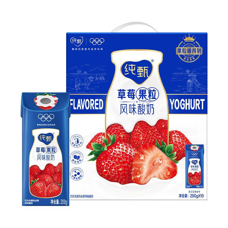 순진 딸기과일맛요거트 200g×10팩