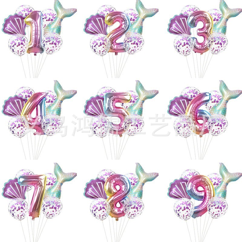 渐变美人鱼尾1-9