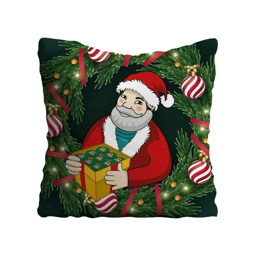 Рождественская подушка, наволочка, handmade, (Cross-border trading), 3D
