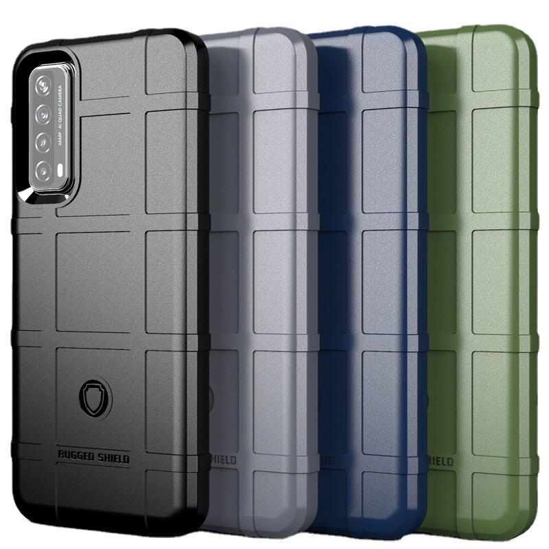 Applicable silicone shield thickened frosted Huawei Y7A phone case all-inclusive drop-resistant Huawei P Smart2021 soft cover