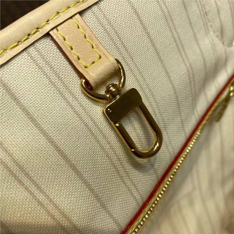 特级版原厂皮白格Neverfull 全钢五金手提包托特包单肩包|undefined