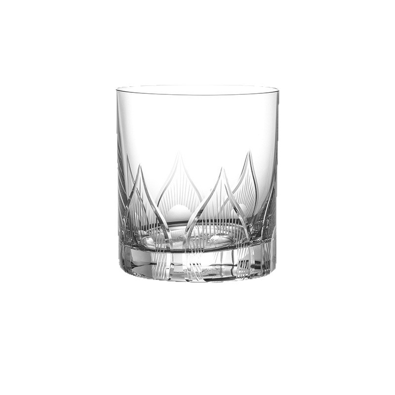 Caja de regalo de whisky de alta calidad importada de la República Checa, regalo de alta calidad, tazas de vino de cristal de corte de Edo
