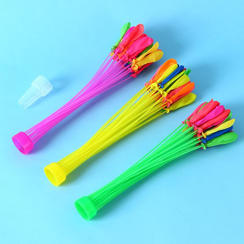 Globos de agua irrompientes para niños, batallas de agua al aire libre no tóxicas, bombas de inyección de agua rápida, juegos de verano, juguetes de guerra de waterpolo