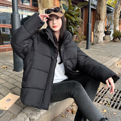 韩版休闲短款羽绒棉服女小个子冬季棉衣2025学院风加厚面包服外套