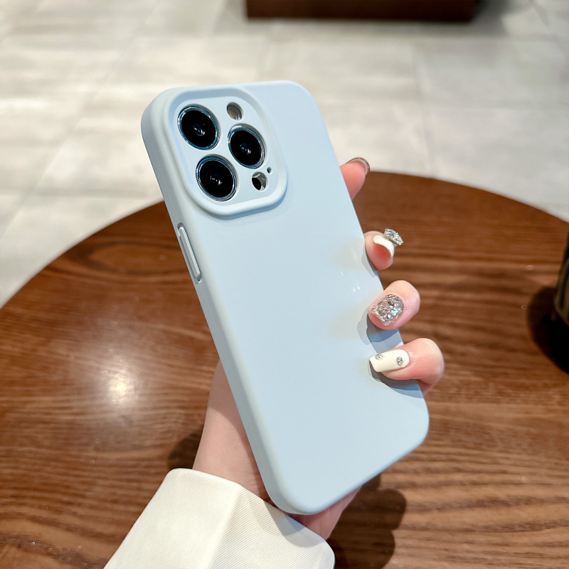 アップル14pro携帯ケース液体シリカゲルの純色を適用して、新しいシンプルな転倒防止のために、マグセーフ磁気吸引携帯ケースを適用します。|undefined