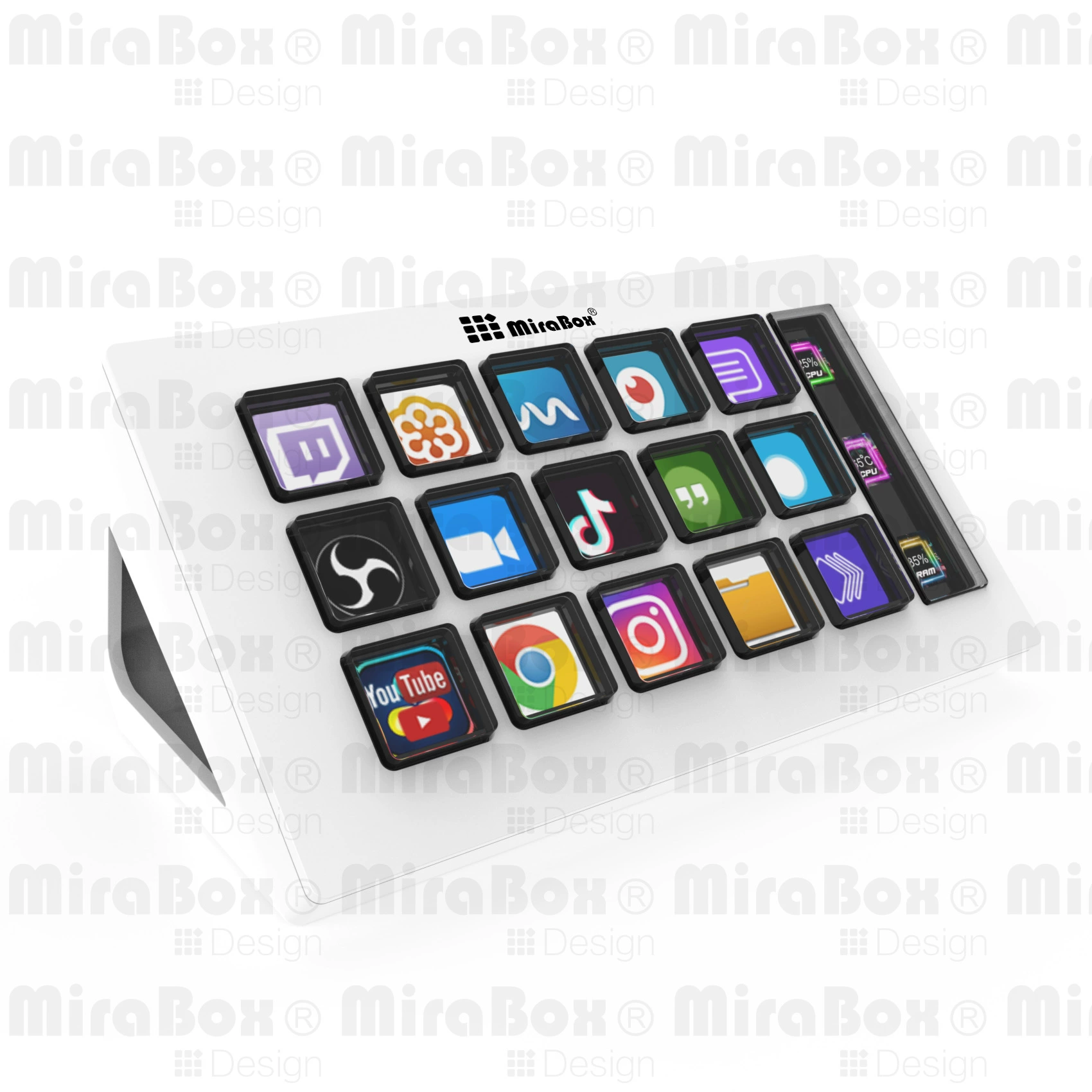 Domestic StreamDeck live console macro button LCD screen custom keypad table helper